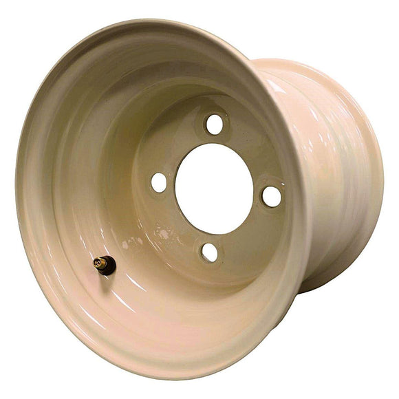 Antego bare 8x7 almond-tan golf-cart wheel with 4-on-4 pattern and 2.83-inch center bore, 4-pack listing