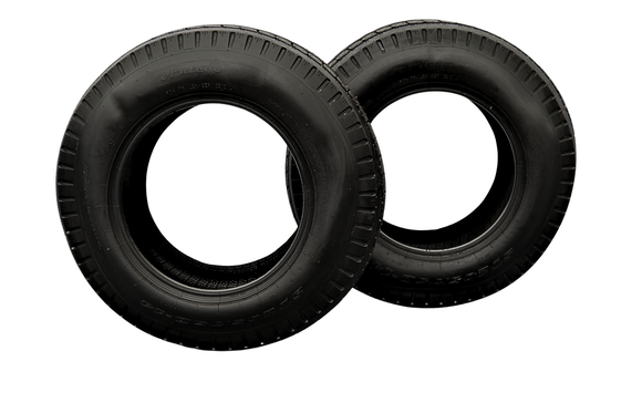 Antego ST205/75D14 Bias Trailer Tire, 6 Ply Load Range C (Set of 2)