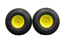 20x8.00-8 4 Ply Tires with 8x7 John Deere Yellow Wheels for Lawn & Garden Mower Turf Tires (Qty: 1)-2