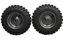 Antego 13x4.10-6 non-directional snow tire and gray wheel assembly for Ariens 07101238, product view for 4-pack listing