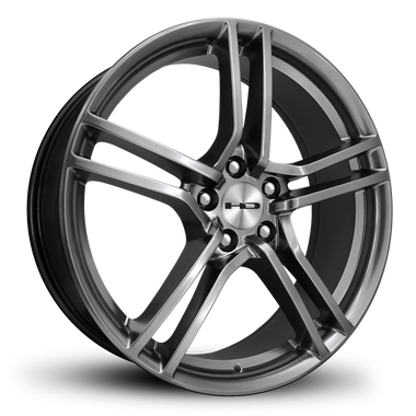 HD Wheels Vento 18x7.5 +38 5x114.3mm 73.1mm Hyper Black