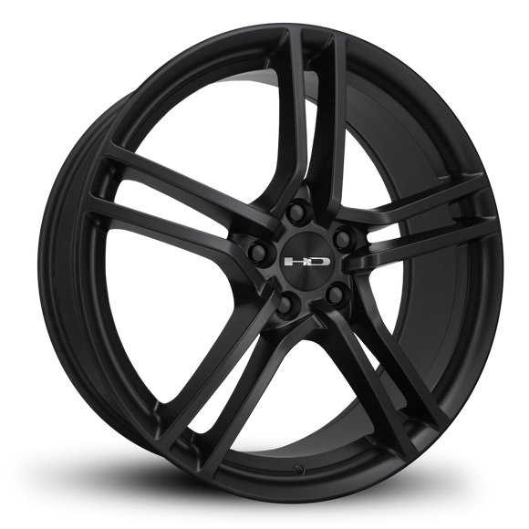 HD Wheels Vento 20x8 +35 5x114.3mm 73.1mm Satin Black