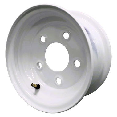 Antego bare 8x3.75 white trailer wheel with 5-lug 4.5 inches pattern and 2.70 inches bore, 4-pack listing