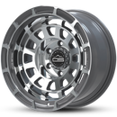 Overland Sector Badlander Forged 17x9 -35 6x139.7mm 106.1mm Gloss Gun Metal Machined Face-3