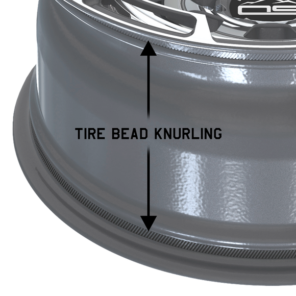 Overland Sector Badlander Forged 17x9 -35 6x139.7mm 106.1mm Gloss Gun Metal Machined Face