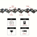 18 325 Pitch 063 68DL Chainsaw Chain for Stihl 26RS 68 3639 005 0068 Chainsaws - High-Quality Gasoline-Powered Replacement Chain - Compatible with Stihl 26RS 68 3639 005 0068 Models - Durable and Efficient Cutting Performance-4