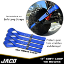 Heavy Duty Ratchet Tie Down Straps with Soft Loops (1.6" x 8 ft) | AAR Certified Break Strength (5,208 lbs)-27