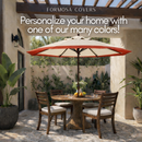 9ft Market Patio Umbrella 8 Rib Replacement Canopy Duet Red-7