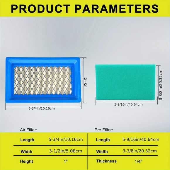 Hipa 149cc 173cc Air Filter Kit For Husqvarna 6021P HU600F Lawn Mowers