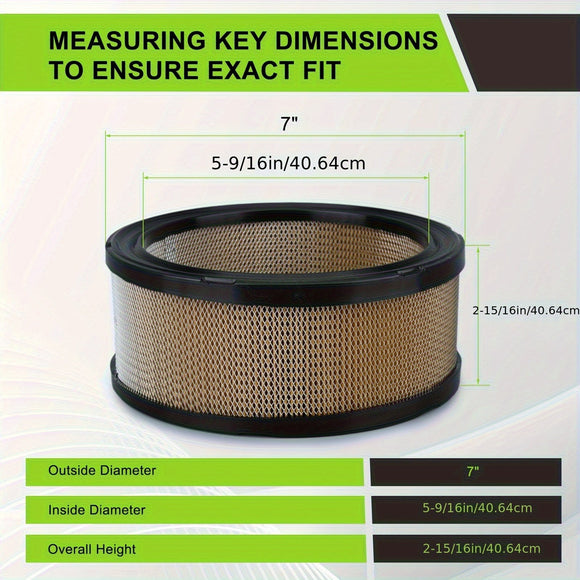 Hipa 2408303 24-083-03-S Air Filter 52 050 02-S Oil Filter Kit For Kohler CH730 CH740 CH18 CH25 CV675 CV740 CV18 CV25 ECH730 ECH749 18HP-25HP OHV Engines Lawn Mowers