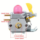 545180887 Hipa Carburetor Kit - Replacement for Walbro WT-924-1 C1U-W18A - Compatible with Weedeater XT260, Featherlite FL25C, FX26SC, XT260, FL20, FL26 - Easy Installation and High Performance-4
