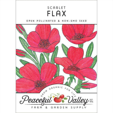Flax, Scarlet (pack)