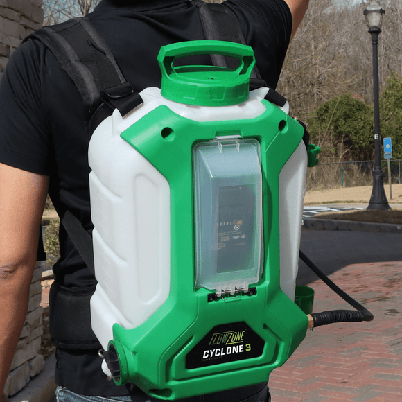 FlowZone Backpack Sprayer - Cyclone 3 Battery Operated