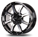 20x9 Mudder Trucker MT513 Black Machined 5x139.7 5x5.5 5x150 ET18 Wheel-3