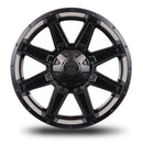18x9 Mudder Trucker MT404 Deviant Black 5x139.7 5x5.5 5x150 ET18 Wheel Rim-2