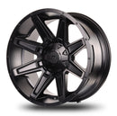 17x8.5 Mudder Trucker MT404 Deviant Black 5x114.3 5x4.5 5x127 5x5 18 Wheel-3