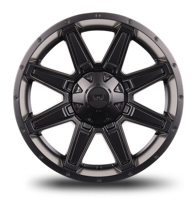 20x9 Mudder Trucker MT404 Deviant Black 6x135 6x139.7 6x5.5 ET12 Wheel Rim - 0