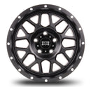 17x9 Mudder Trucker MT859 Mutiny Satin Black 5x127 5x5 ET-12 Wheel Rim-2