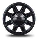 17x8.5 Mudder Trucker MT404 Deviant Black 5x127 5x5 5x139.7 5x5.5 -6 Wheel-2