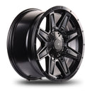 18x9 Mudder Trucker MT404 Deviant Black 5x127 5x5 5x135 ET12 Wheel Rim-4