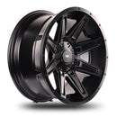 17x8.5 Mudder Trucker MT404 Deviant Black 5x114.3 5x4.5 5x127 5x5 18 Wheel-4