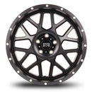 20x9 Mudder Trucker MT859 Mutiny Satin Black 5x127 5x5 ET0 Wheel Rim-2
