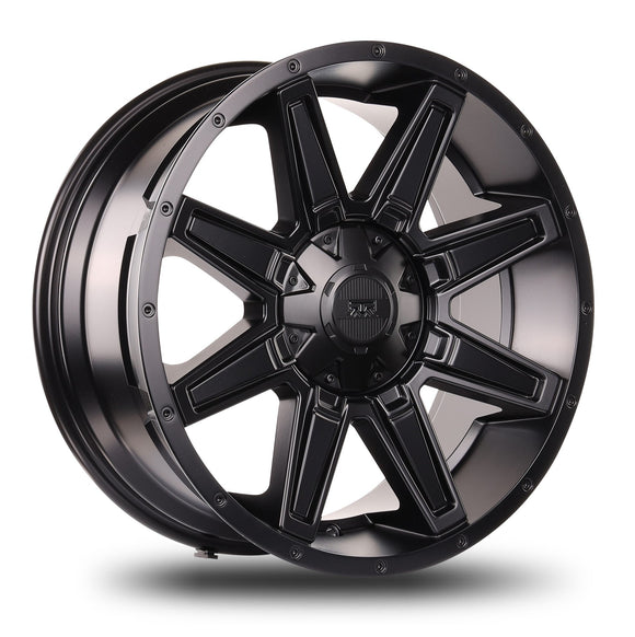 20x10 Mudder Trucker MT404 Deviant Black 6x135 6x139.7 6x5.5 ET-19 Wheel