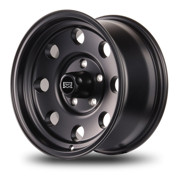 16x8 Mudder Trucker MT614 Deisel Satin Black 5x127 5x5 ET0 Wheel Rim