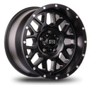 17x9 Mudder Trucker MT859 Mutiny Satin Black 5x127 5x5 ET-12 Wheel Rim-1