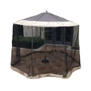 Patio Umbrella Mosquito Screen Netting fit 9ft to 11ft Market or Hanging Cantilever Umbrellas-1