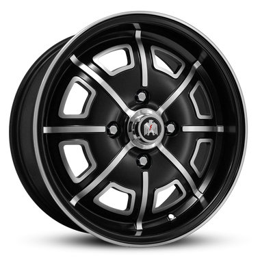 Pedrini | Satin Black Full Machined Face, Windows & Lip Edge