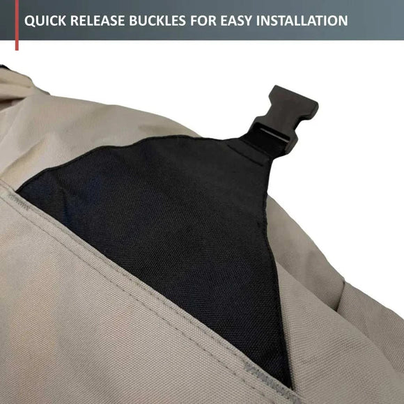 Premium 600 Denier Boat Cover Size C, fits 16ft to 18.5ft Boats
