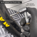Lightning™ XP Locking Presta Air Chuck for Bike Tires - 1/4" F-NPT (Presta Valves)-3