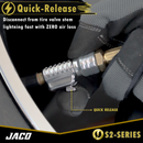 Lightning™ S2-Series Tire Air Chuck | Open Flow, 1/4" F-NPT (2 Pack)-6