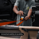 Heavy Duty Ratchet Tie Down Straps with Soft Loops (1.6" x 8 ft) | AAR Certified Break Strength (5,208 lbs)-11