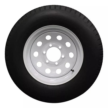 Antego ST225/75D15 bias trailer tire mounted on 15x6 steel wheel, 2-pack listing