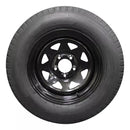 Antego ST205/75D15 bias trailer tire mounted on 15x6 steel wheel, single listing