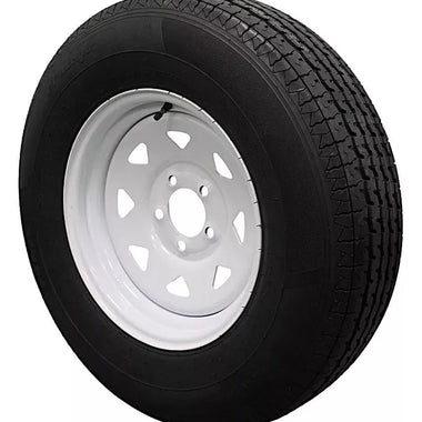 225/75R15 Highway Trailer Tire and Wheel Pair - 0