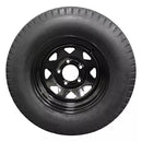 (Set of 2) Antego Tire and Wheel 185/80D13 Highway Terrain Trailer Tire & Wheel – 13.0-Inch Pre-Mounted Rim, 8-Ply-Ply Build, Perfect for Utility & Cargo Use | A130454510096206ST18580D13-B2-2