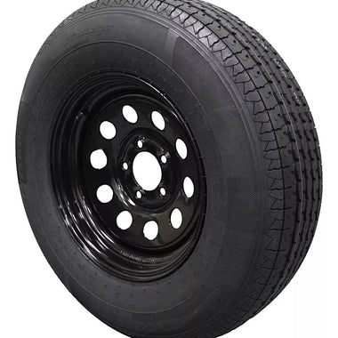 (Set of 2) Antego Tire and Wheel  225/75R15 Highway Terrain – 15.0-Inch Rim, 10-Ply-Ply Strength, Load 116.0, Speed M – Heavy-Duty Trailer Tire | A15604510096110ST22575R15-B2 - 0