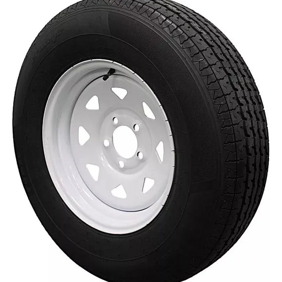 (Single Assembly) Antego Tire and Wheel Heavy-Duty 225/75R15 Highway Terrain – 10-Ply-Ply, 15.0-Inch Wheel, Designed for Secure & Stable Towing | A15604500116110ST22575R15