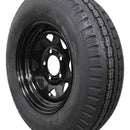 Antego ST175/80D13 bias trailer tire mounted on black 13x4.5 spoke wheel, 2-pack listing