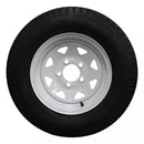 Antego ST175/80D13 bias trailer tire mounted on white 13x4.5 spoke wheel, 4-pack listing