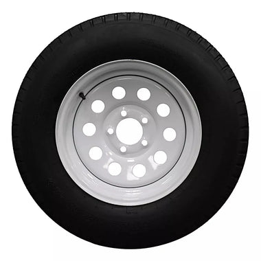 Antego ST225/75D15 bias trailer tire mounted on 15x6 steel wheel, 2-pack listing