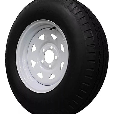 (Single Assembly) Antego Tire and Wheel  225/75D15 Highway Terrain – 15.0-Inch Rim, 8-Ply-Ply Strength, Load 113.0, Speed M – Heavy-Duty Trailer Tire | A15604500116208ST22575D15 - 0