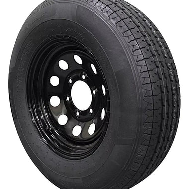 (Set of 4) Antego Tire and Wheel 225/75R15 Highway Terrain Trailer Tire & Wheel – 15.0-Inch Pre-Mounted Rim, 10-Ply-Ply Build, Perfect for Utility & Cargo Use | A15604520096110ST22575R15-B4 - 0