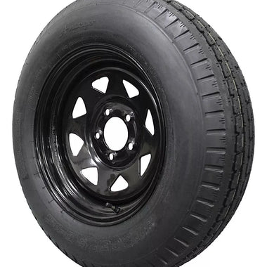 (Set of 4) Antego Tire and Wheel  205/75D15 Highway Terrain Assembly – Optimized for High Load Performance, 15.0-Inch Rim, Load 101.0, Speed M | A15604500096206ST20575D15-B4 - 0