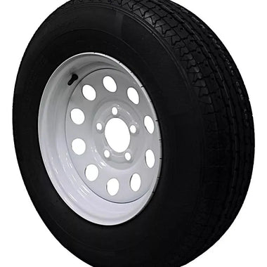 (Single Assembly) Antego Tire and Wheel Heavy-Duty 205/75R14 Highway Terrain – 8-Ply-Ply, 14.0-Inch Wheel, Designed for Secure & Stable Towing | A140554010116108ST20575R14 - 0