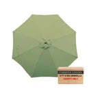 9ft Market Patio Umbrella 8 Rib Replacement Canopy Seafoam Green-1