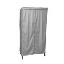 Storage Shelving Unit Cover, fits racks 36"W x 14"D x 54"H in Grey-1